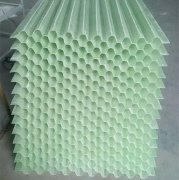 玻璃鋼斜管填料的處理工藝及效果。